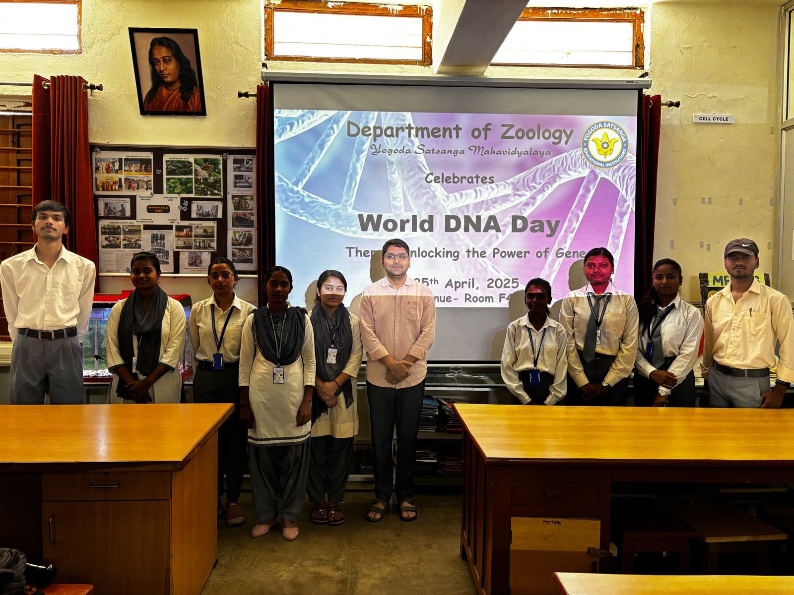 World DNA Day Celebration: Unlocking the Power of Gene The Department of Zoology celebrated World DNA Day on April 25 2025 with the theme *Unlocking the Power of Gene.*